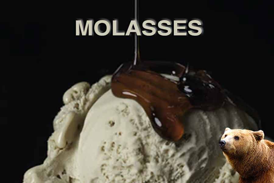 bear baiting tips molasses ice cream